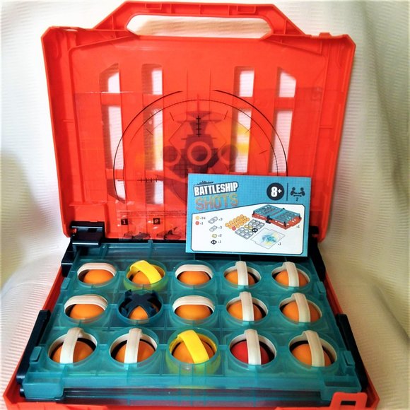 Hasbro Other - Game Night BATTLESHIP SHOTS Family Game Fun Party Hasbro Action Fast Pace